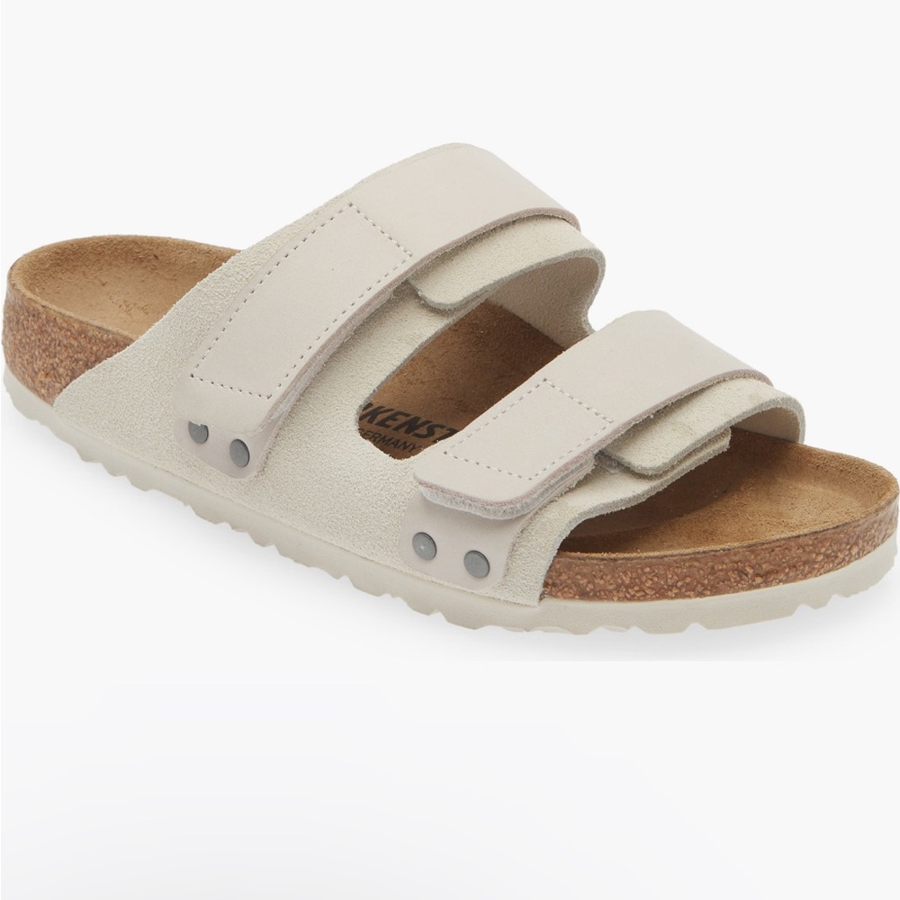 BIRKENSTOCK UJI - brand new with tags and box - 39, antique white